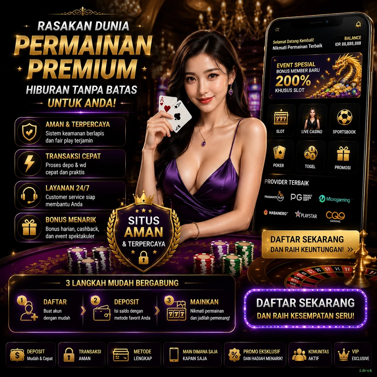 Cara Mendaftar dan Verifikasi Akun di idrok